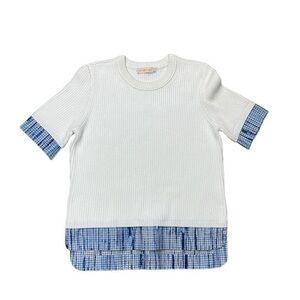 Tory Burch Short Sleeve Sweater
